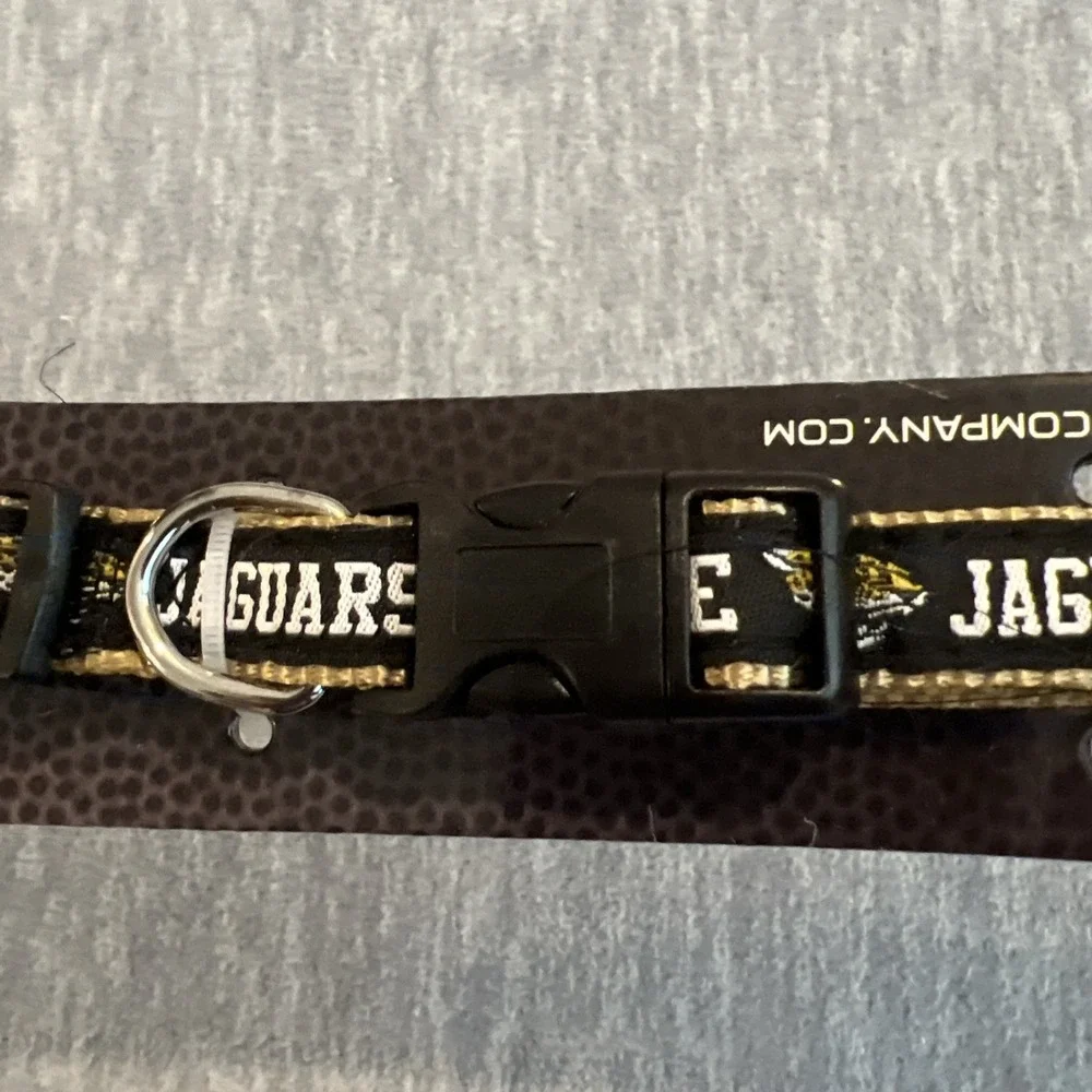 Jacksonville Jaguars Pet Collar Size Medium 5/8